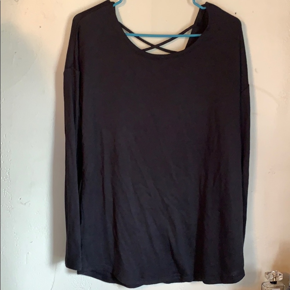 Black long sleeve shirt